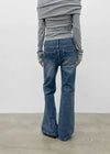 Pel Low-waist Bootcut Denim Pants