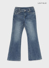 Pel Low-waist Bootcut Denim Pants