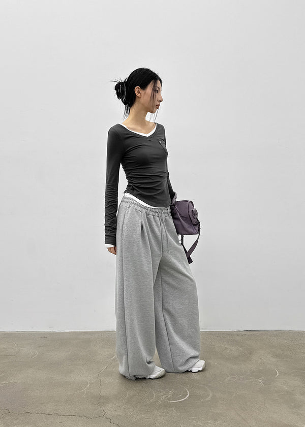 [MADE] Dikiden Wide Two-Way Banded Pants