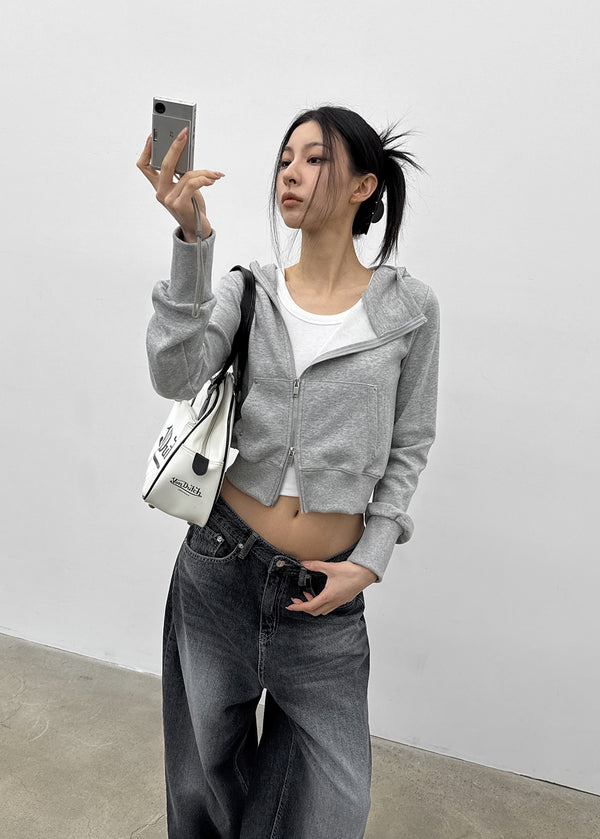 [MADE] Higg Unbal Hooded Zip-up