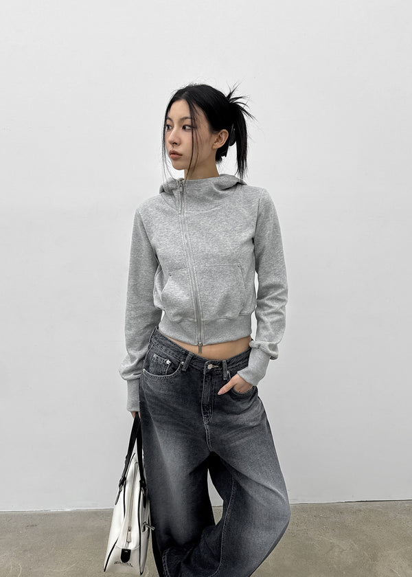 [MADE] Higg Unbal Hooded Zip-up