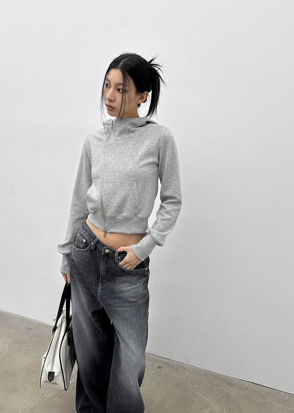 [MADE] Higg Unbal Hooded Zip-up