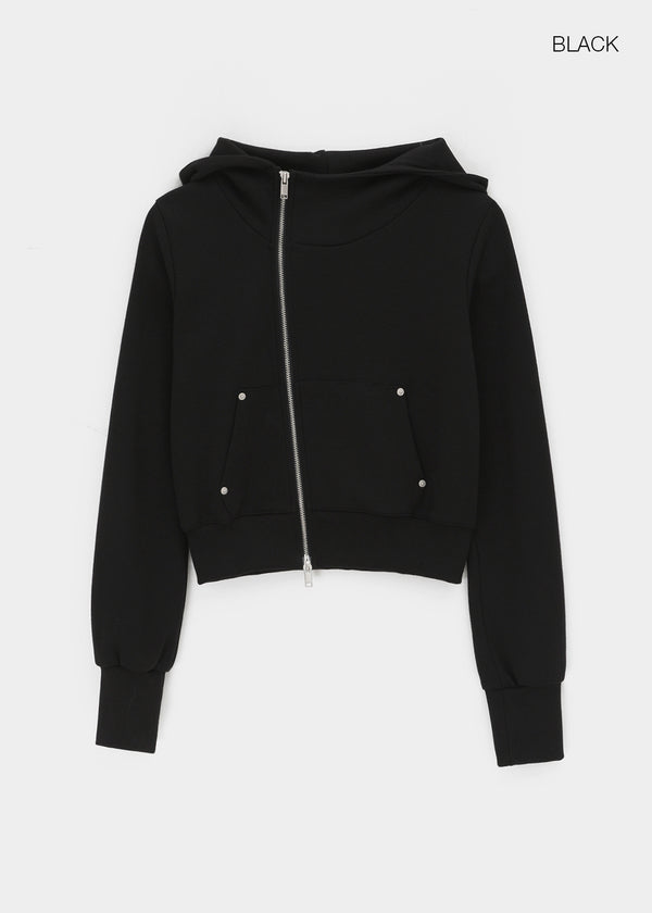 [MADE] Higg Unbal Hooded Zip-up