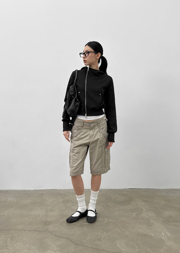 [MADE] Higg Unbal Hooded Zip-up