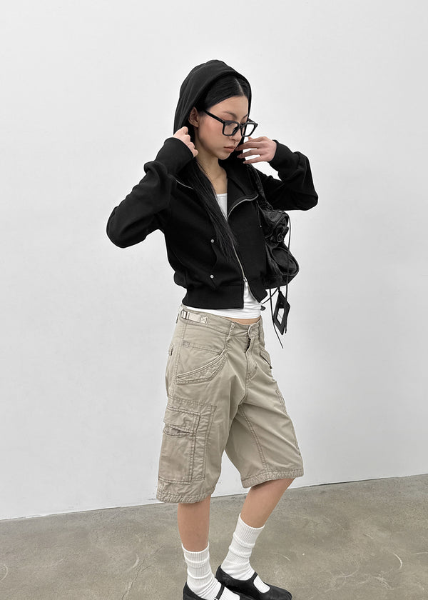 [MADE] Higg Unbal Hooded Zip-up