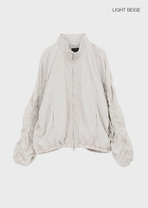 (UNISEX) Bracken Shirring Two-way Nylon Jumper