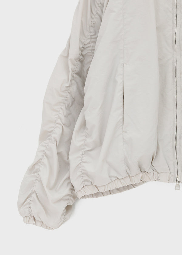 (UNISEX) Bracken Shirring Two-way Nylon Jumper