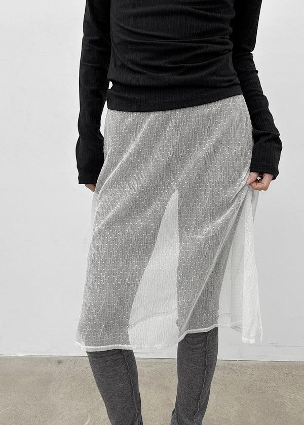 Kradin Lace Midi Skirt