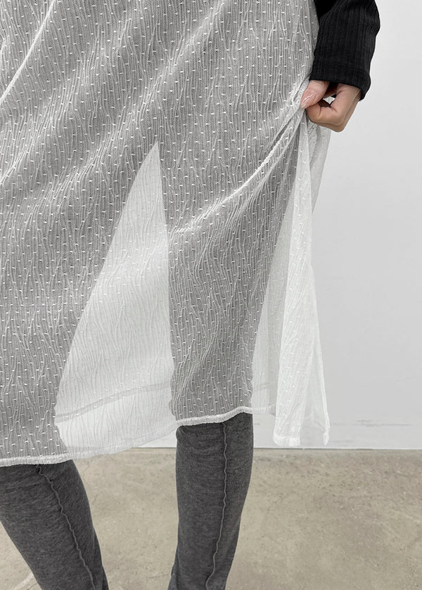 Kradin Lace Midi Skirt