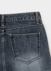 Lecan Low-waist Denim Miniskirt