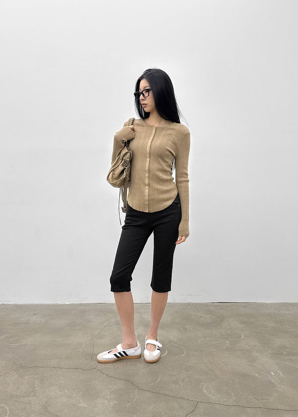 Slepp Cotton Capri Pants