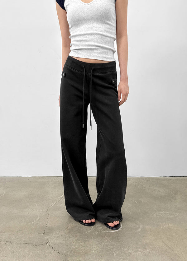 [MADE] Kihi Buckle Straight Banded Pants