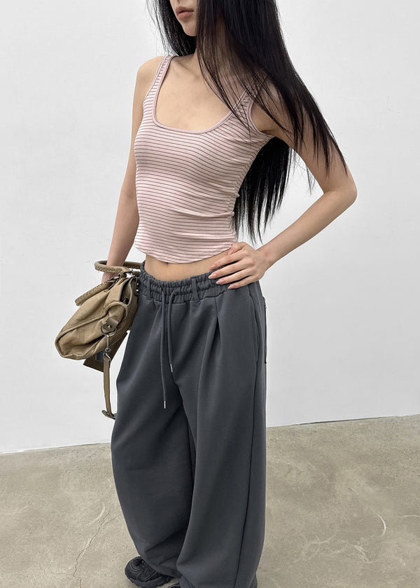 Poise Stripe Square Neck Sleeveless