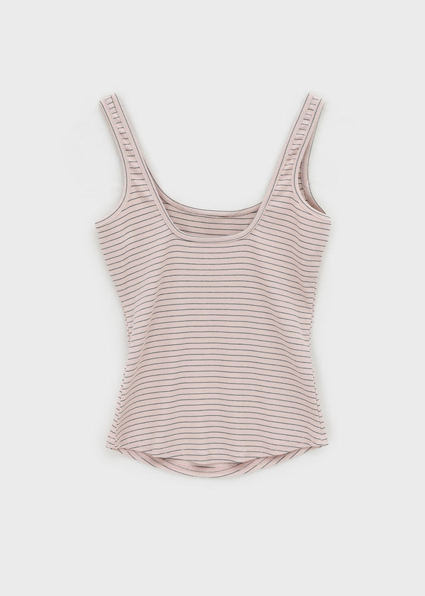 Poise Stripe Square Neck Sleeveless