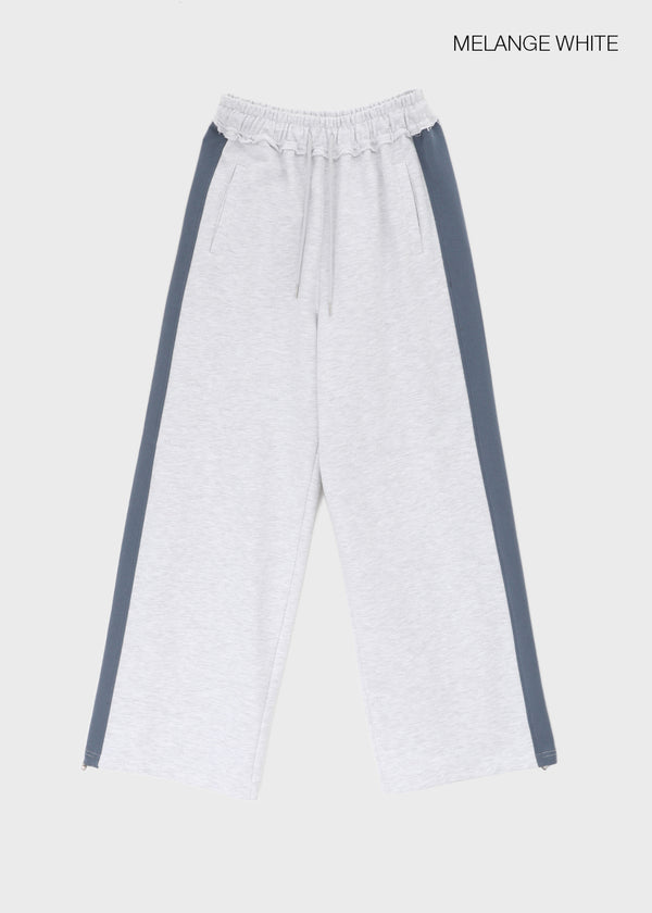 [MADE] Wirano Color-Block Wide Banded Pants