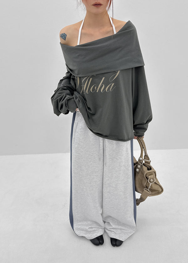 [MADE] Wirano Color-Block Wide Banded Pants