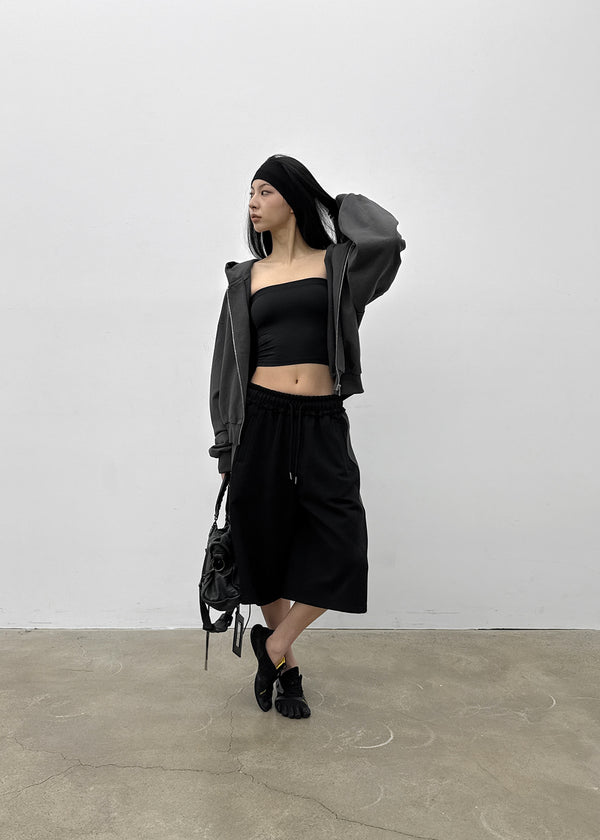 [MADE] Wirano Color-Block Bermuda Banded Pants