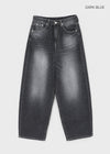 Furat cut wide balloon denim pants