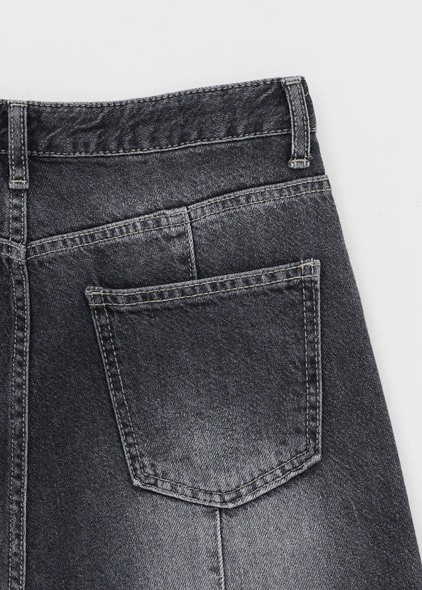 Furat cut wide balloon denim pants