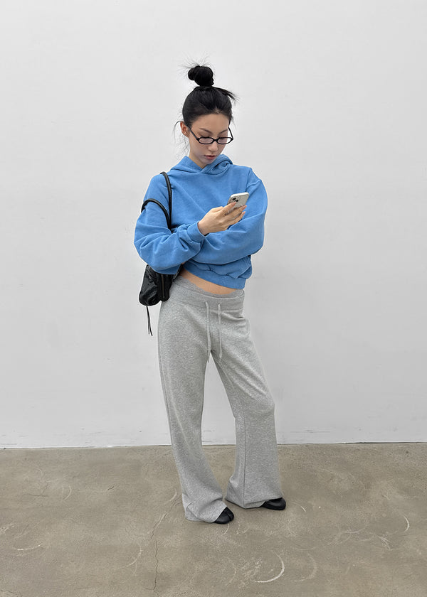 [MADE] Higg Low-Rise Bootcut Banded Pants