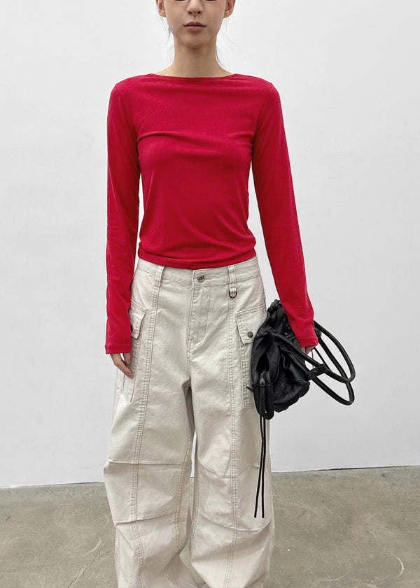 (UNISEX) Urban Washing Cut-out Wide Cargo Pants