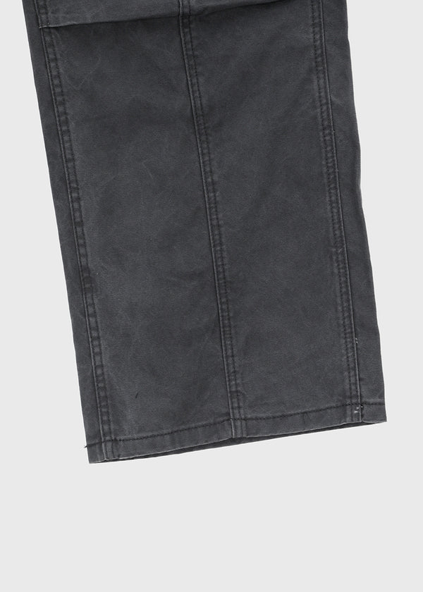 (UNISEX) Urban Washing Cut-out Wide Cargo Pants