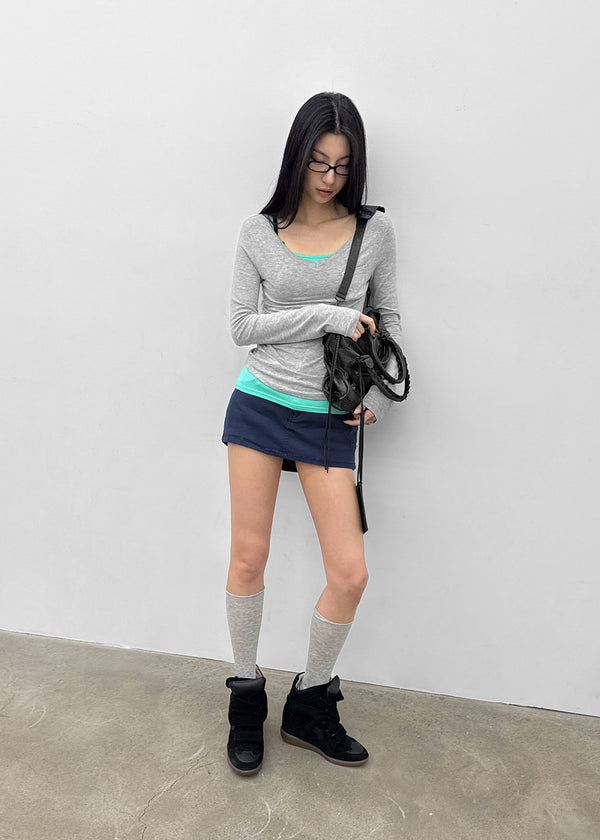 [MADE] Higg Pocket V-Neck Long-Sleeve Tee