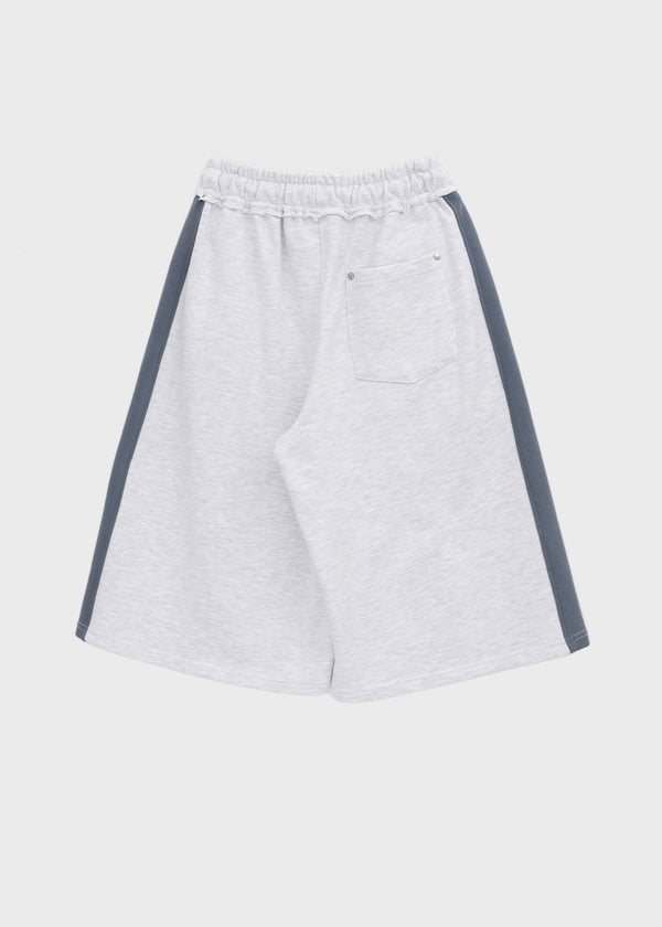 [MADE] Wirano Color-Block Bermuda Banded Pants