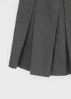 Kurat Washing Pocket Pleats Midi Skirt