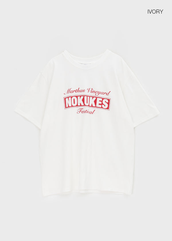 Marita Overfit Lettering Short Sleeve Tee