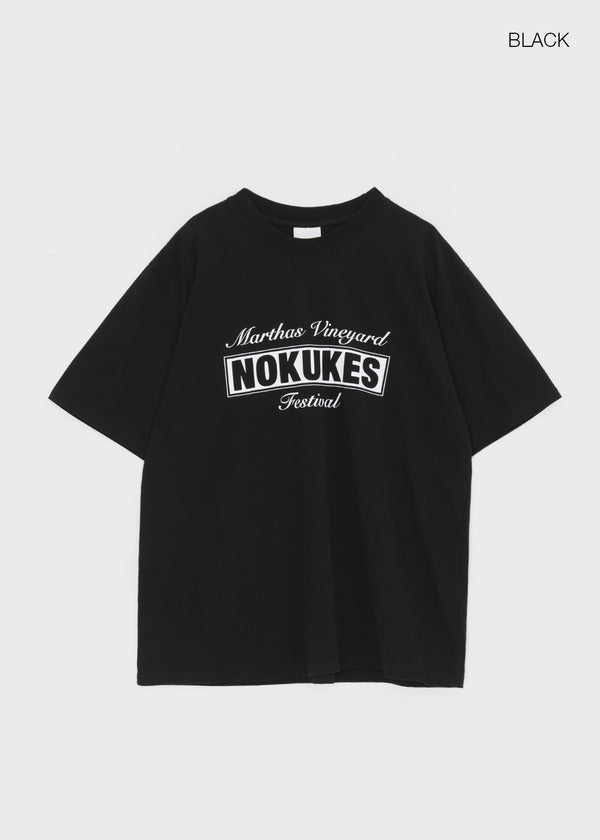 Marita Overfit Lettering Short Sleeve Tee