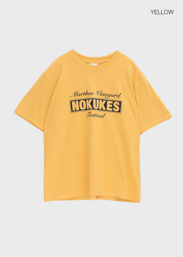 Marita Overfit Lettering Short Sleeve Tee