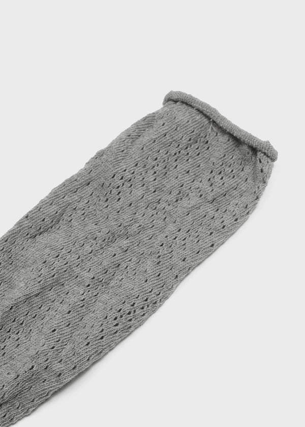 Maol Two-Tone Shirring Knit Leg Warmer