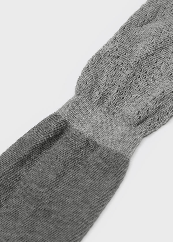 Maol Two-Tone Shirring Knit Leg Warmer