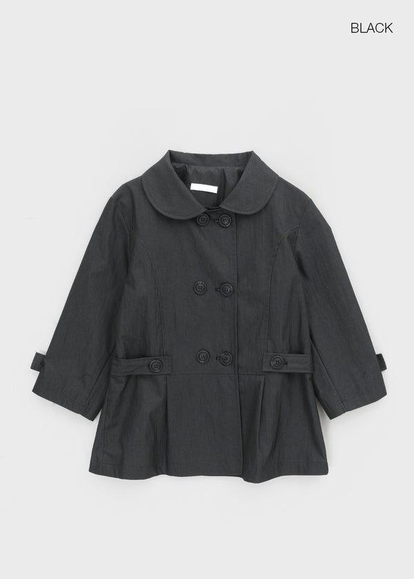 Katoang 3/4 Sleeve Button Double Jacket