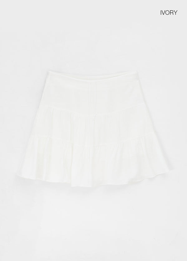 Apello Tiered Midi Skirt
