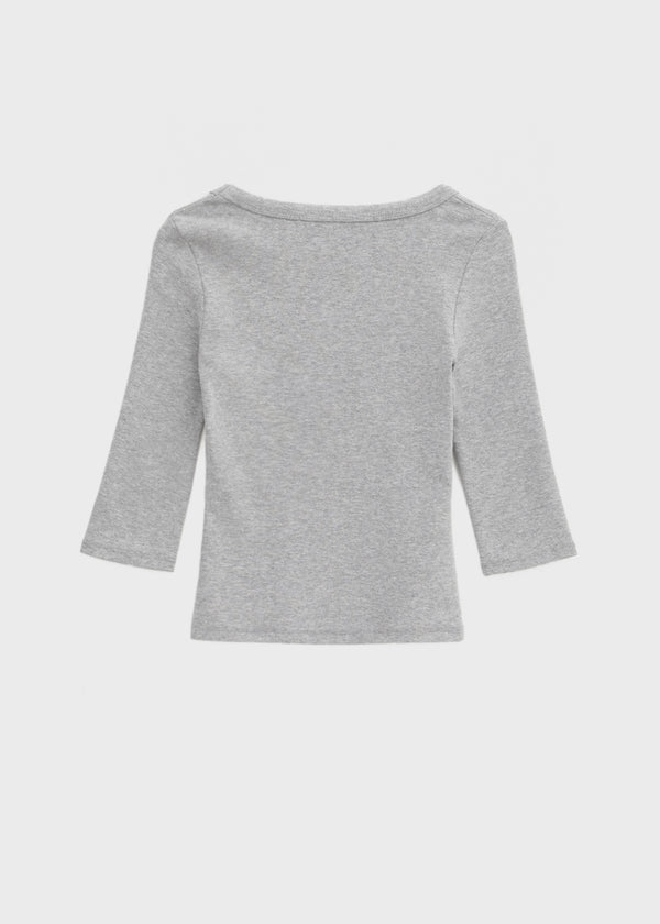 [MADE] Chofrin Square-Neck 7-Length T-Shirt