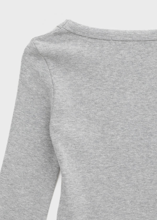 [MADE] Chofrin Square-Neck 7-Length T-Shirt