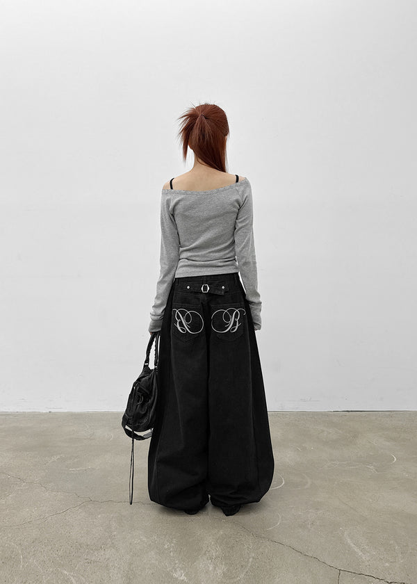 [MADE] Peacock Balloon Cotton Pants