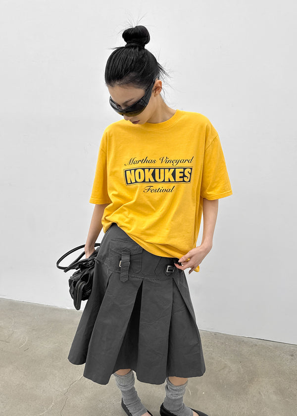 Marita Overfit Lettering Short Sleeve Tee