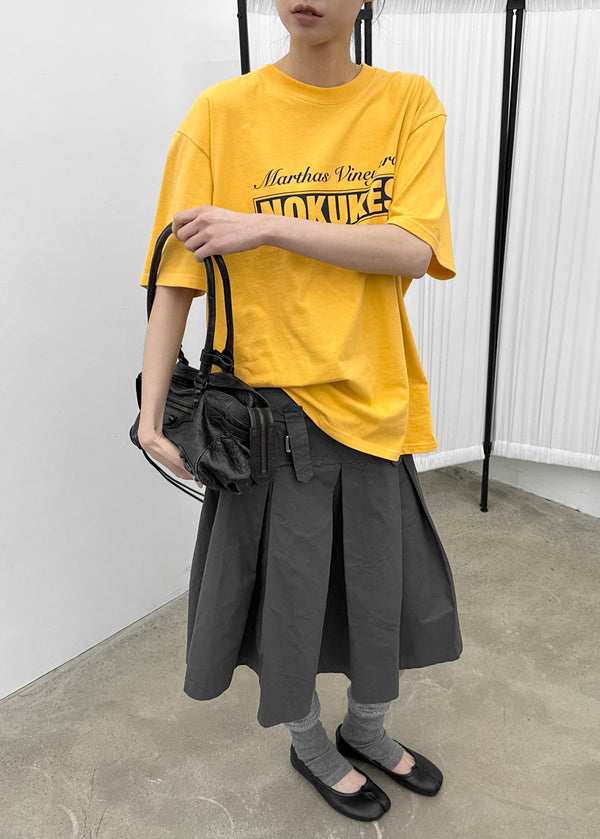 Marita Overfit Lettering Short Sleeve Tee