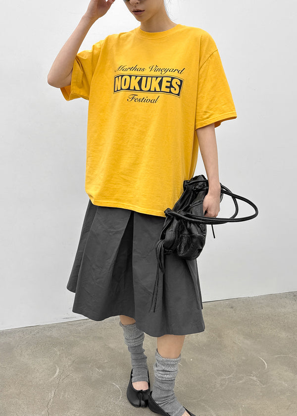 Marita Overfit Lettering Short Sleeve Tee