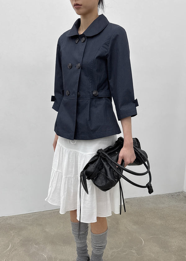 Katoang 3/4 Sleeve Button Double Jacket