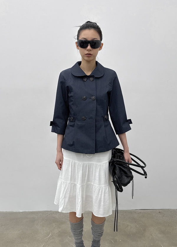 Apello Tiered Midi Skirt