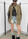 (UNISEX) Forep Washed Cotton Field Jacket