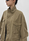 (UNISEX) Forep Washed Cotton Field Jacket