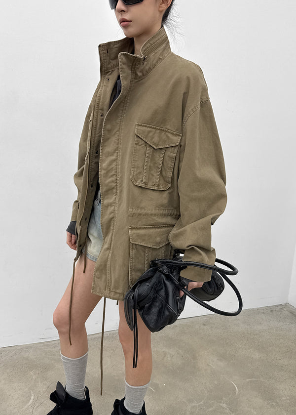 (UNISEX) Forep Washed Cotton Field Jacket