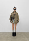 (UNISEX) Forep Washed Cotton Field Jacket
