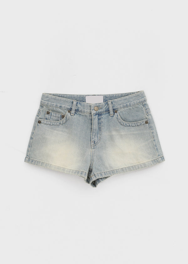 Tonnoa Washing Short Denim Pants