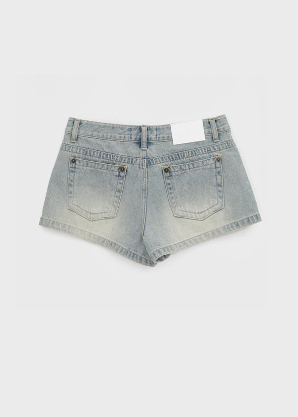 Tonnoa Washing Short Denim Pants